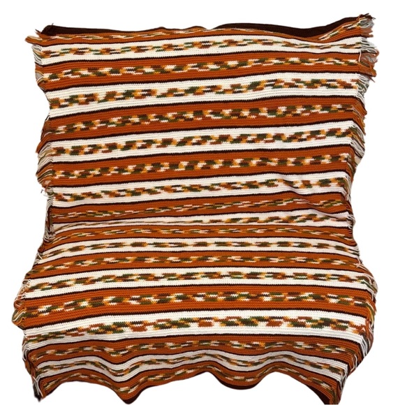 Vintage Midcentury Modern Handmade Afghan Throw Blanket EUC - Picture 3 of 7